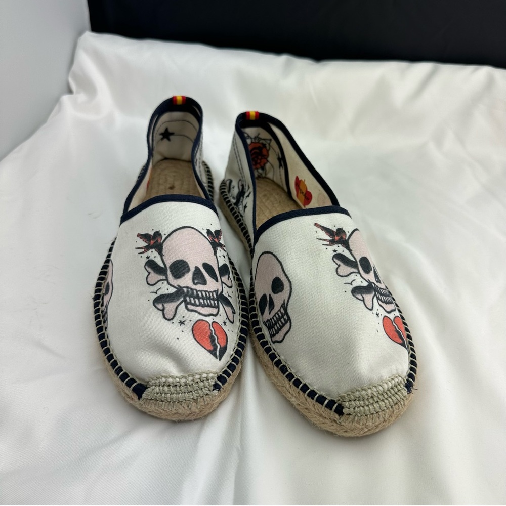 Respoke Fernanda Espadrille Flats in Cream/Multi